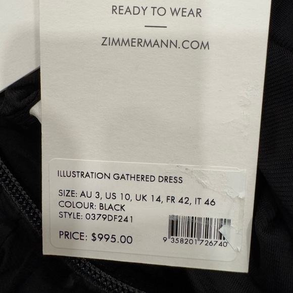 ZIMMERMANN Illustration asymmetric ruched stretch-mesh midi dress - Picture 12 of 14